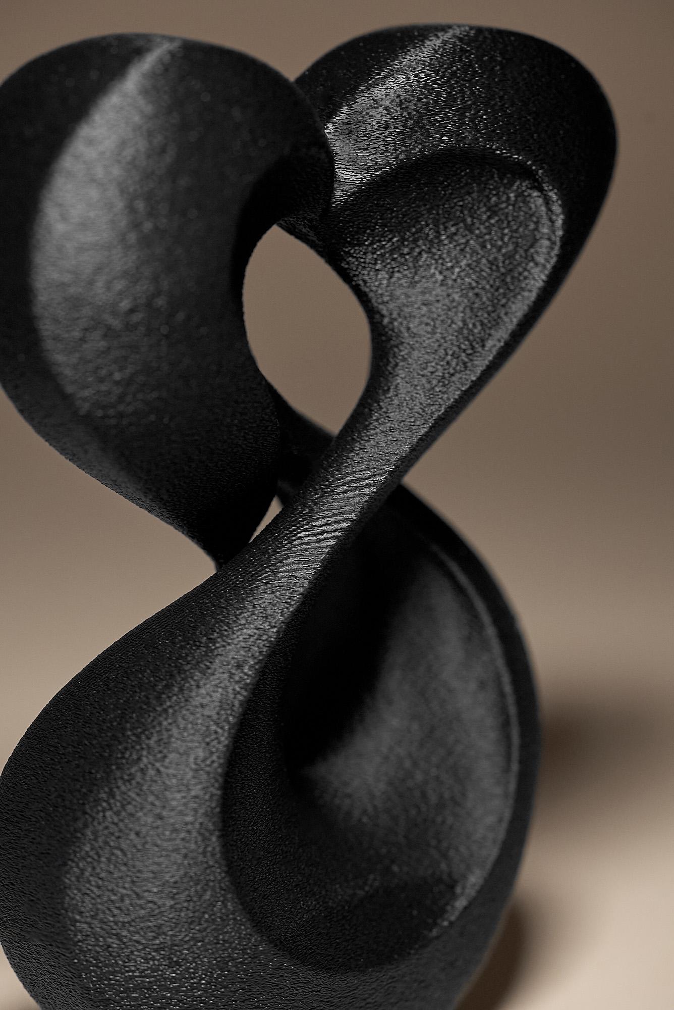 Abstract Love Heart Shaped 3D Printed Sculpture, Statue, Figure, Figurine Home Decoration