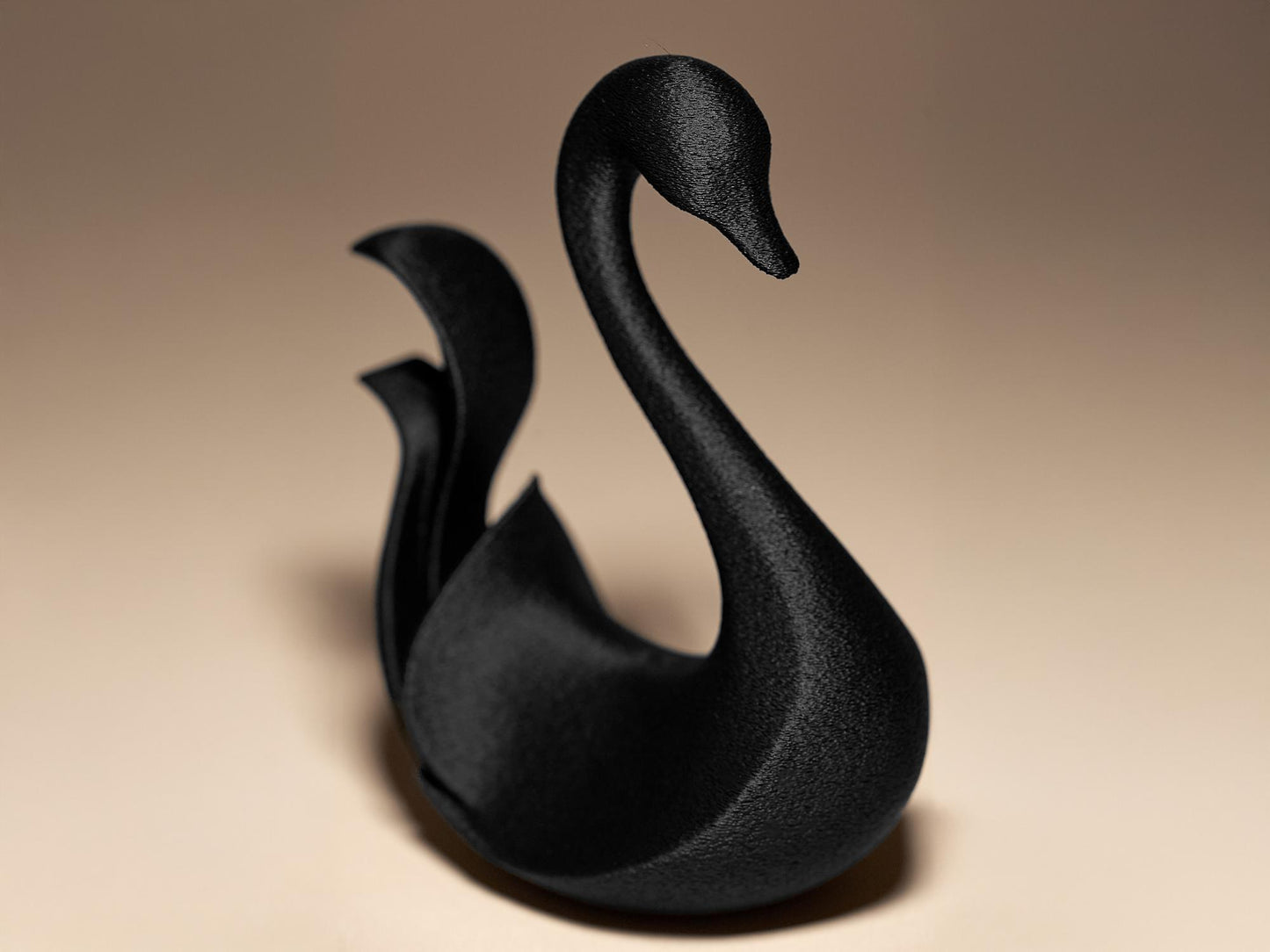 Swan 3D Printed Sculpture, Statue, Figure, Figurine Home Decoration