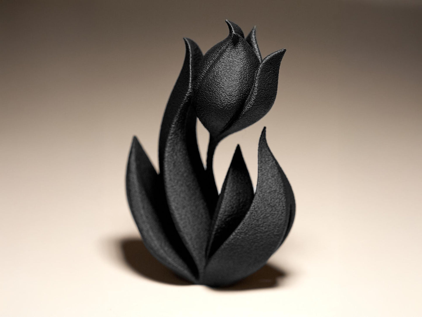 Tulip Flower 3D Printed Sculpture, Statue, Figure, Figurine Home Decoration