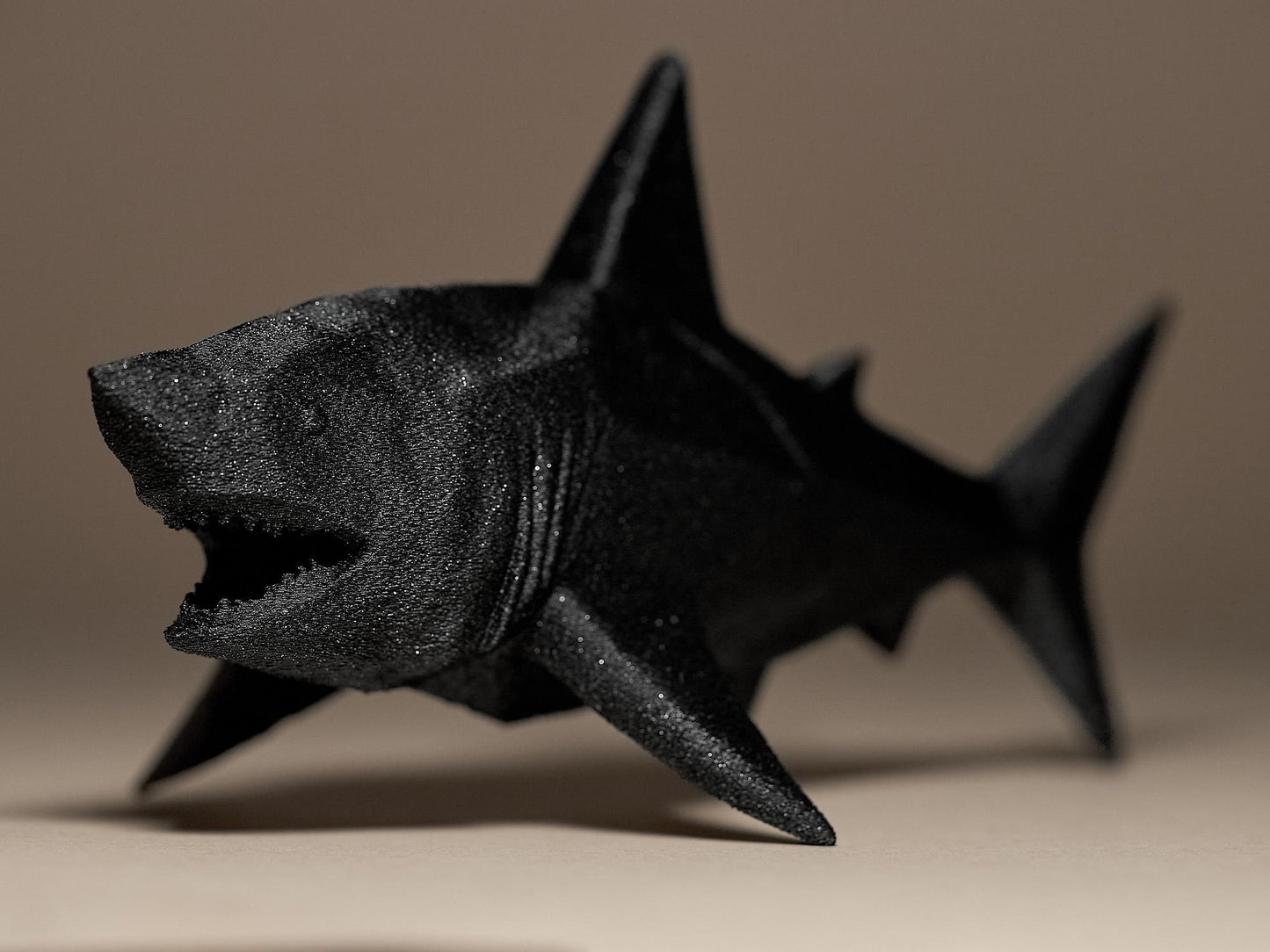 Geometric SHARK 3D Printed Sculpture, Statue, Figure, Figurine Home Decoration