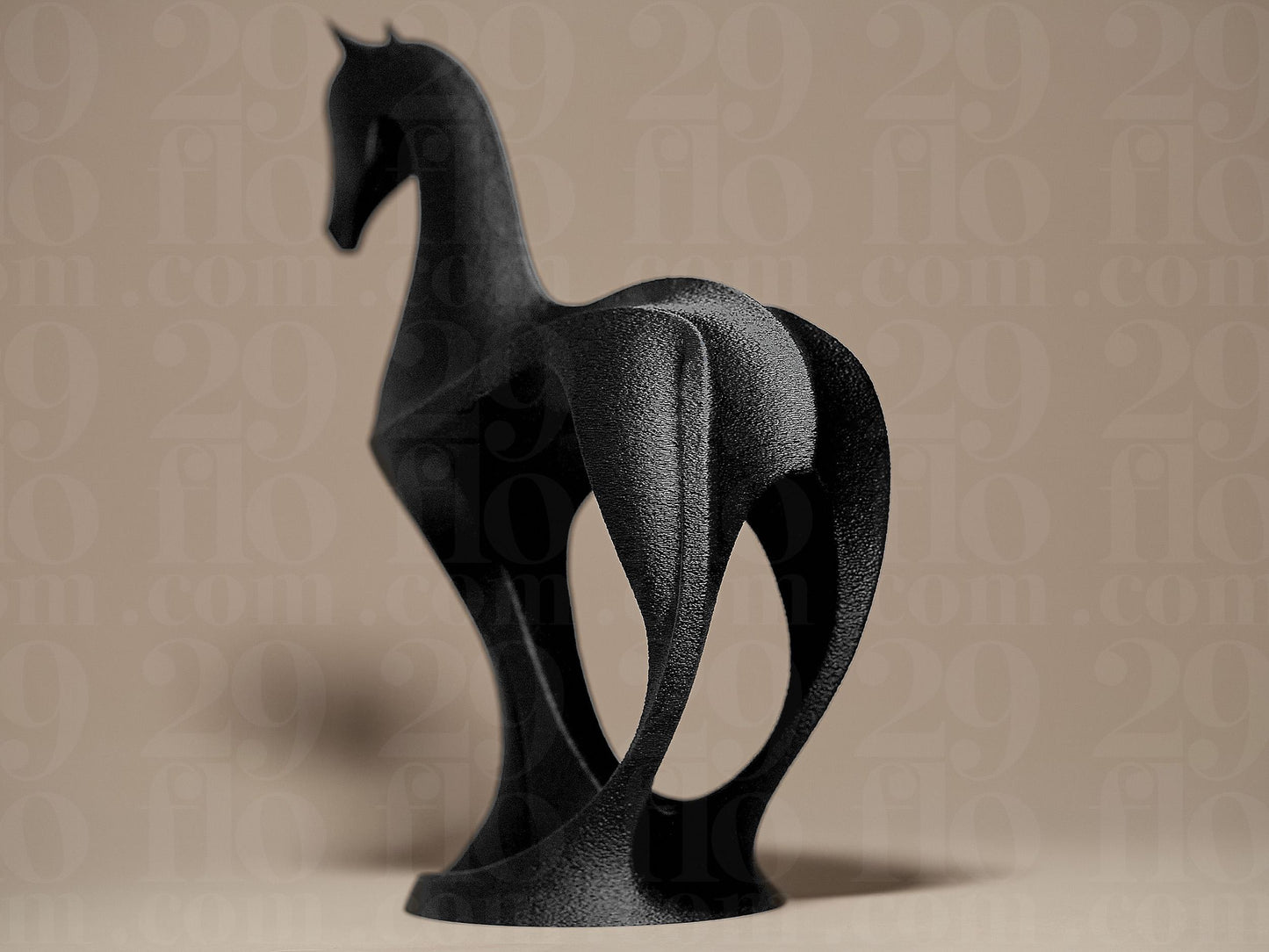 Modern Horse Decorative 3D Printed Sculpture, Statue, Figure, Figurine Home Decoration