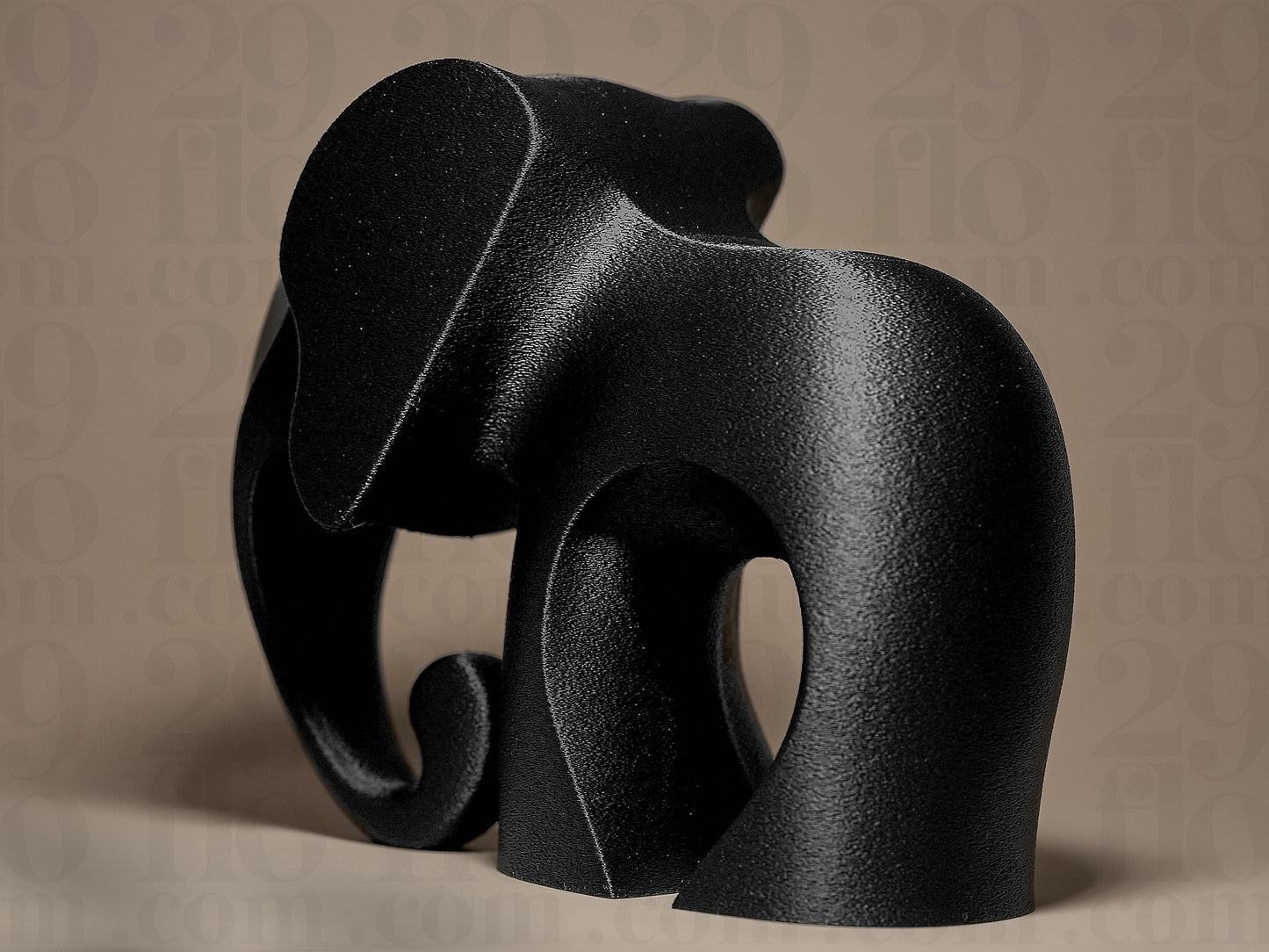 Elephant Modern Decorative 3D Printed Sculpture, Statue, Figure, Figurine Home Decoration