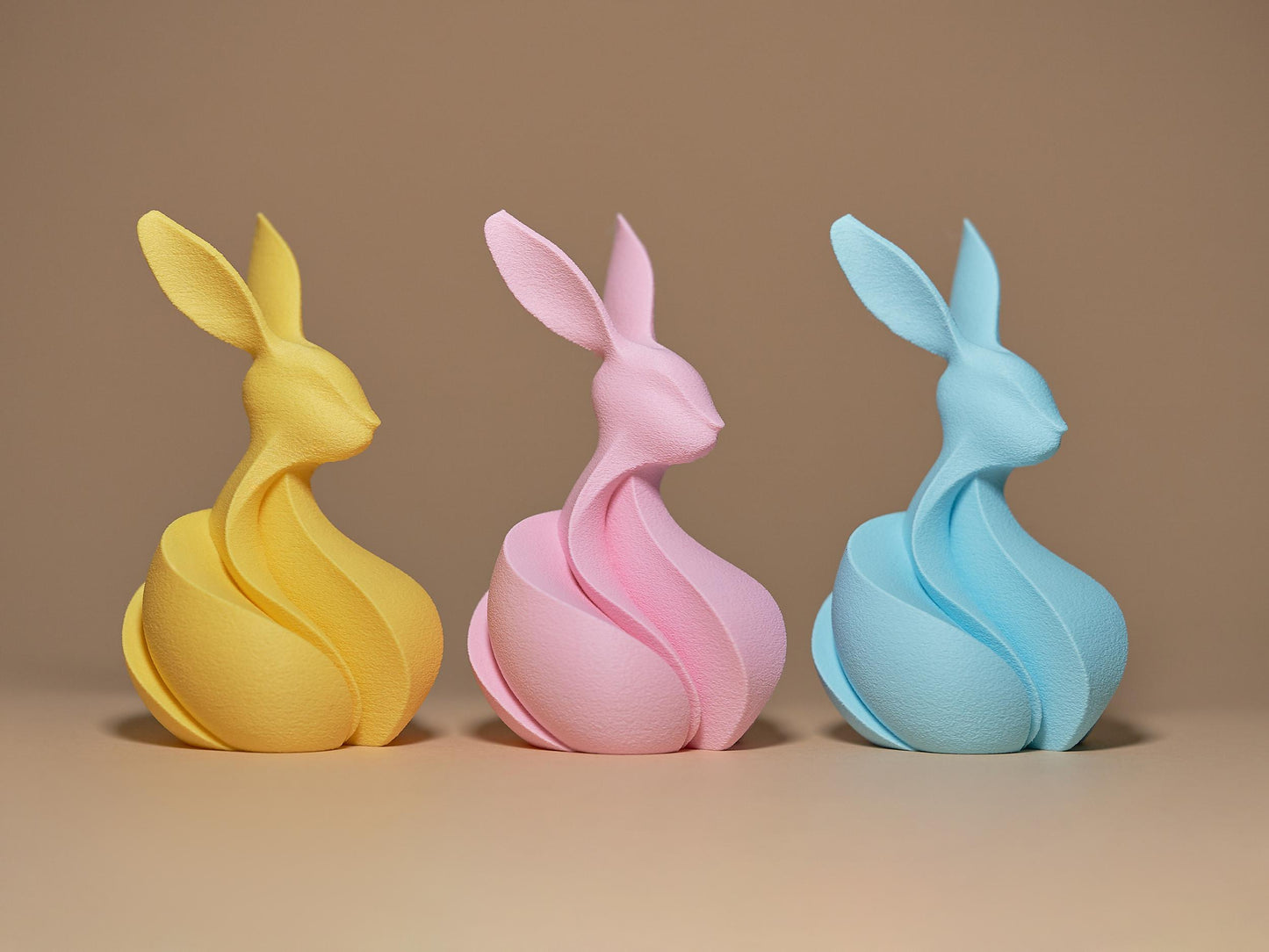 Bunny Modern Decorative 3D Printed Sculpture, Statue, Figure, Figurine Home Decoration