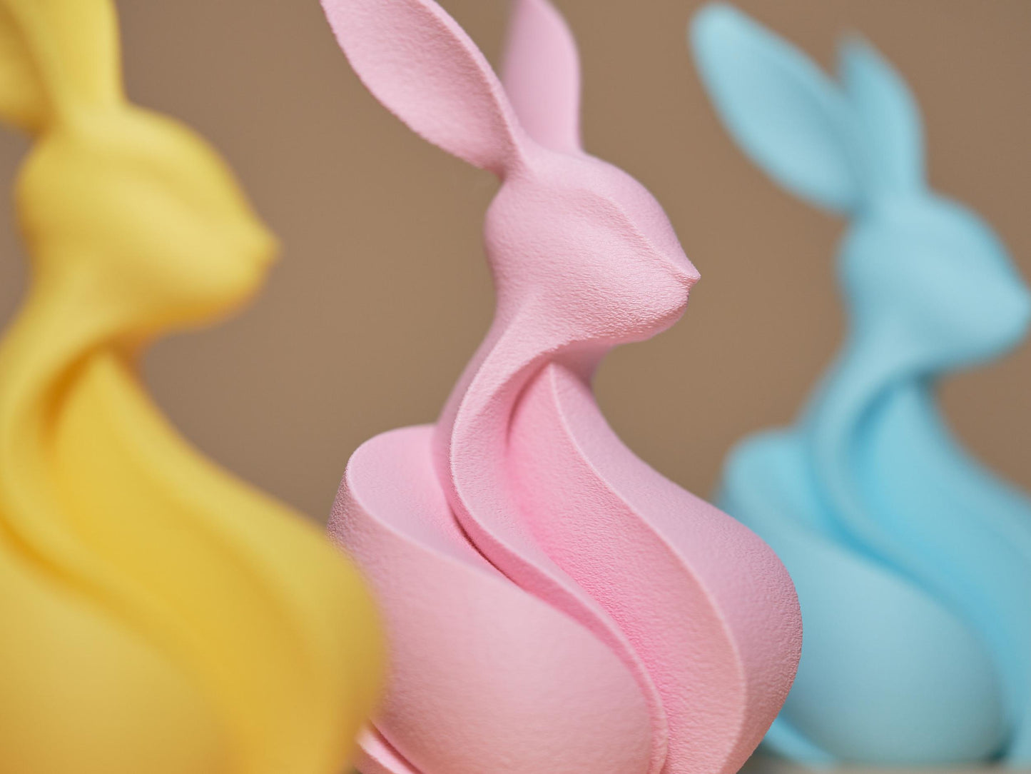 Bunny Modern Decorative 3D Printed Sculpture, Statue, Figure, Figurine Home Decoration
