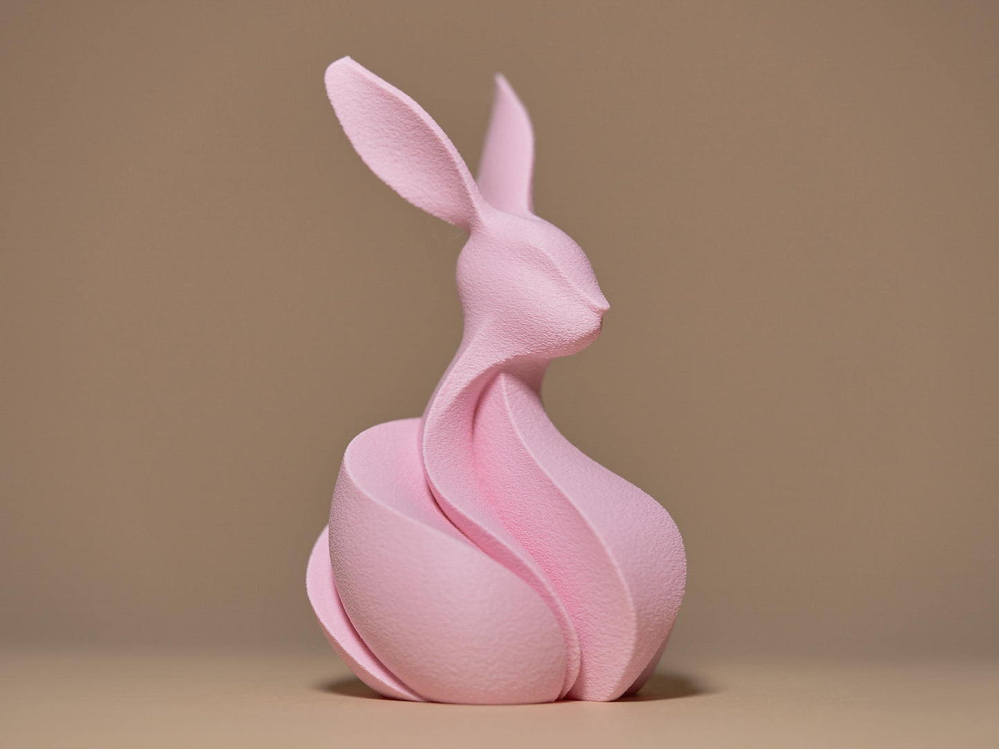 Bunny Modern Decorative 3D Printed Sculpture, Statue, Figure, Figurine Home Decoration
