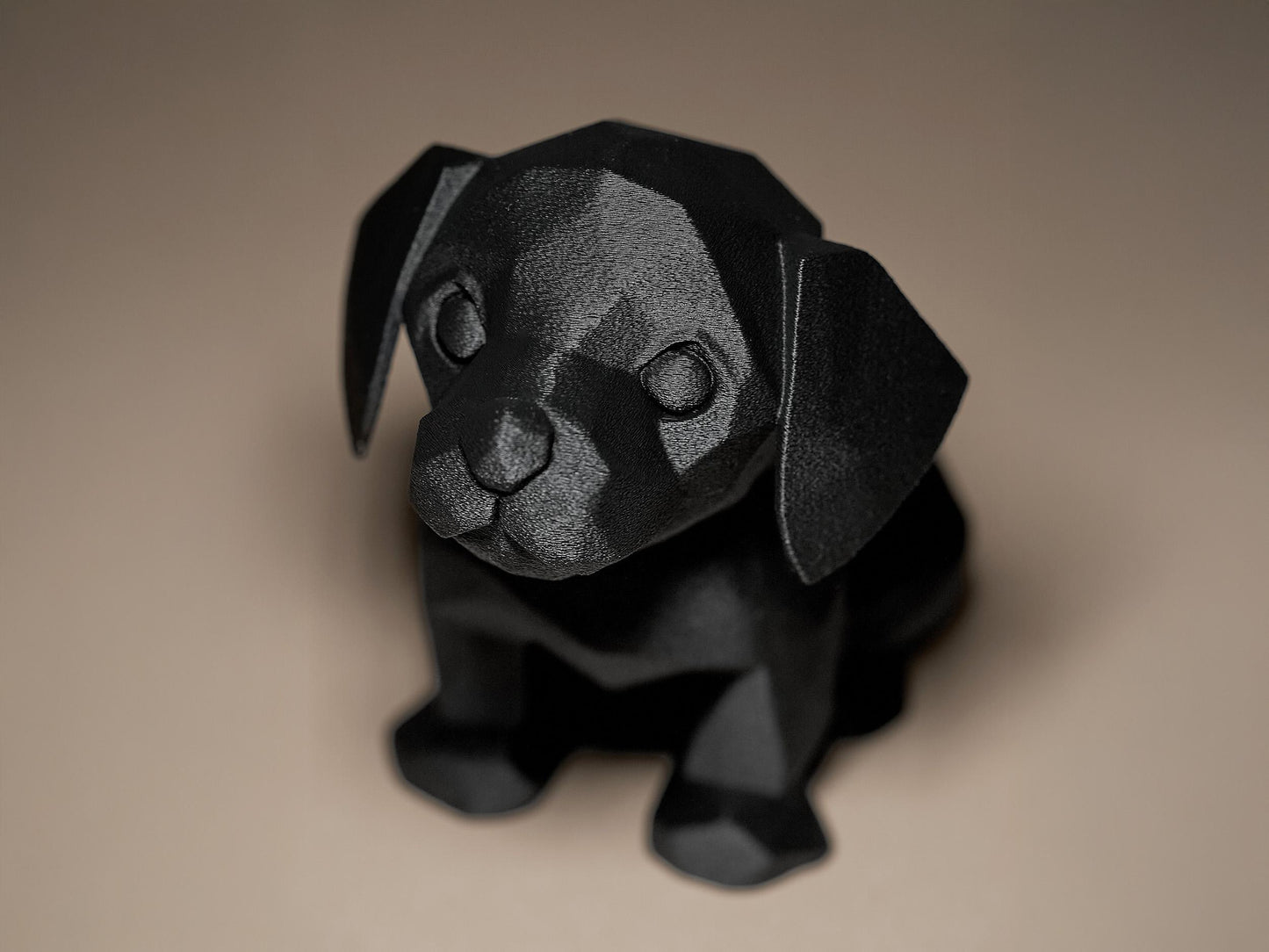 Geometric PUPPY Dog Decorative 3D Printed Sculpture, Statue, Figure, Figurine Home Decoration