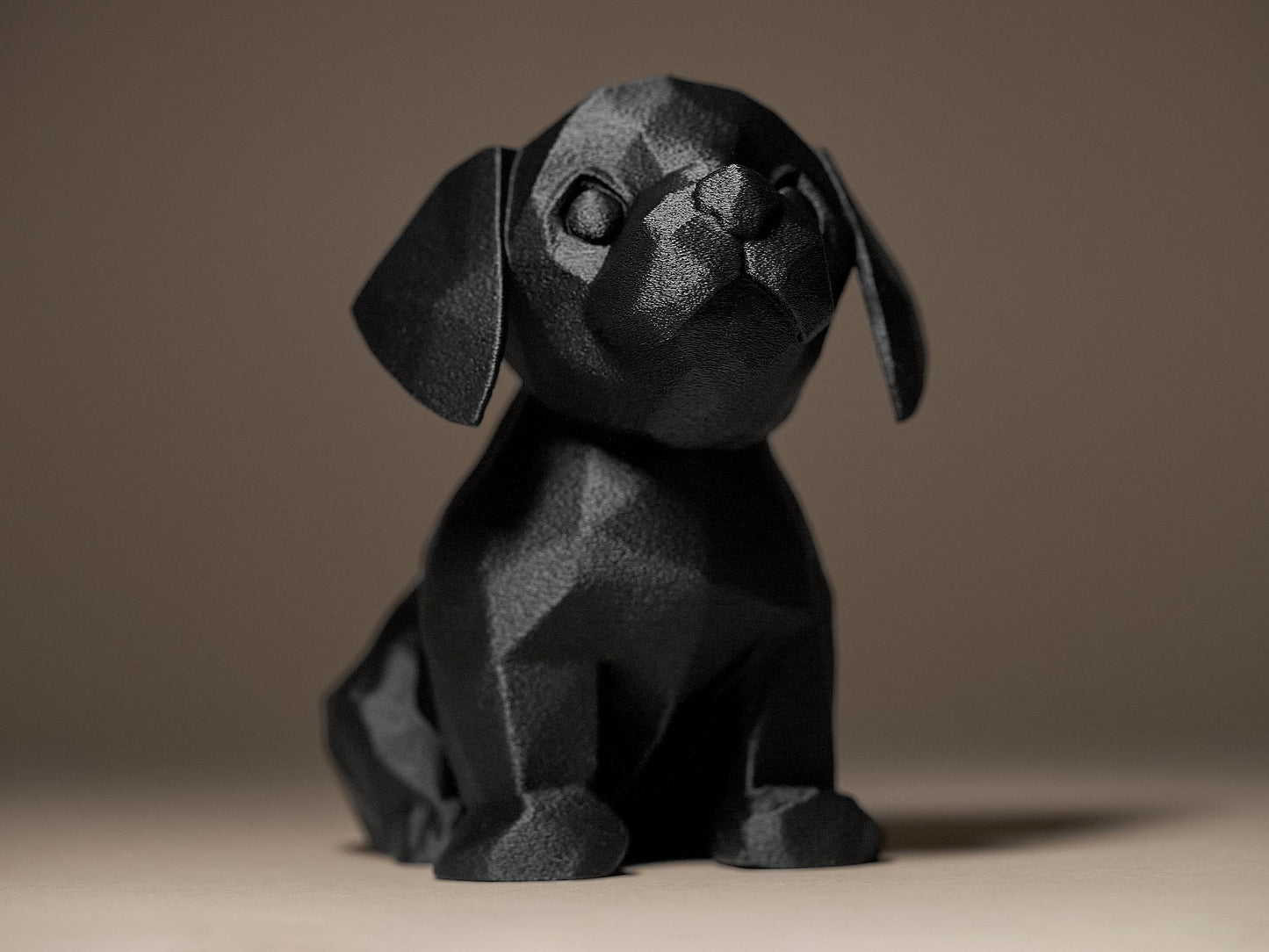 Geometric PUPPY Dog Decorative 3D Printed Sculpture, Statue, Figure, Figurine Home Decoration