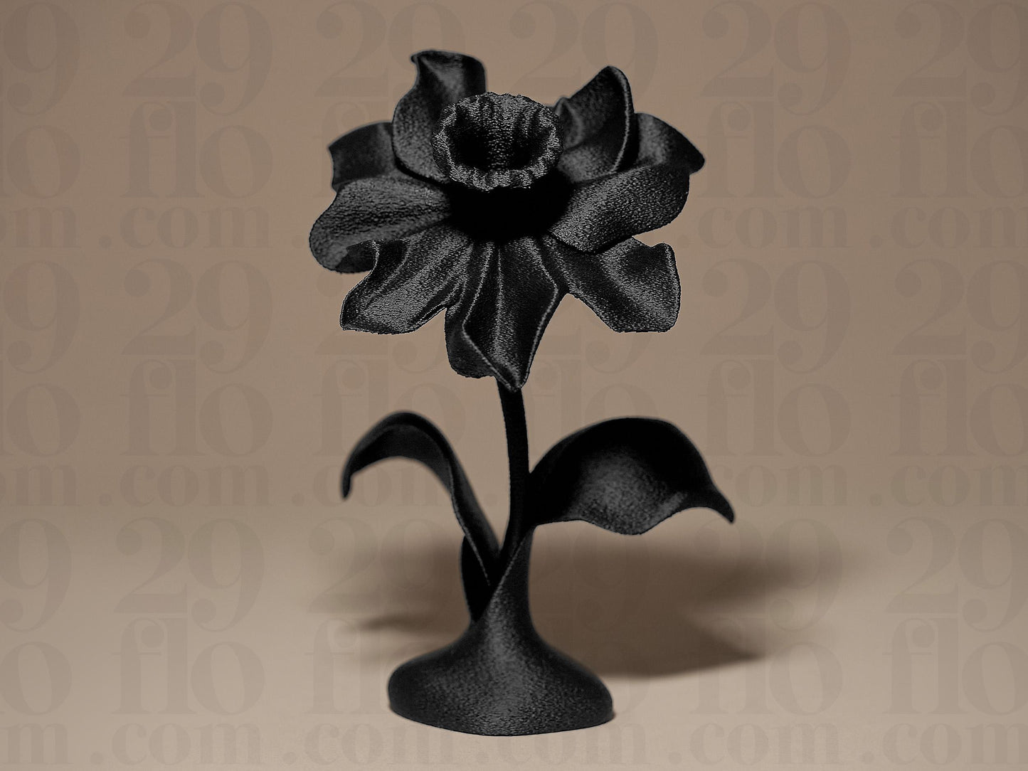 Daffodil Flower Decorative 3D Printed Sculpture, Statue, Figure, Figurine Home Decoration