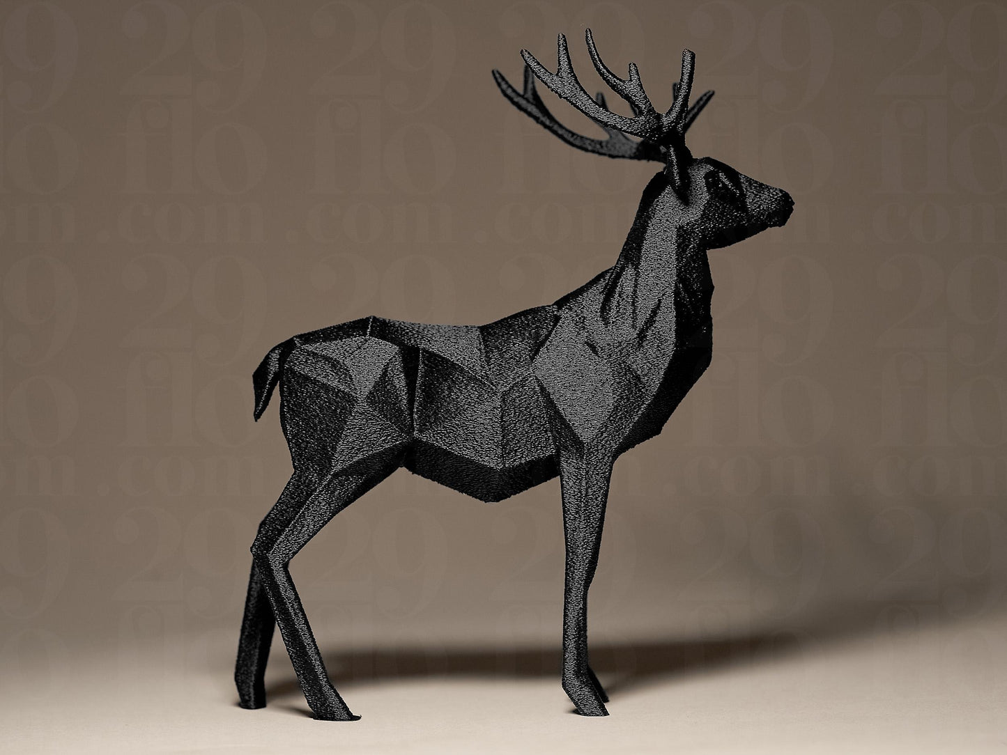 Geometric DEER Decorative 3D Printed Sculpture, Statue, Figure, Figurine Home Decoration