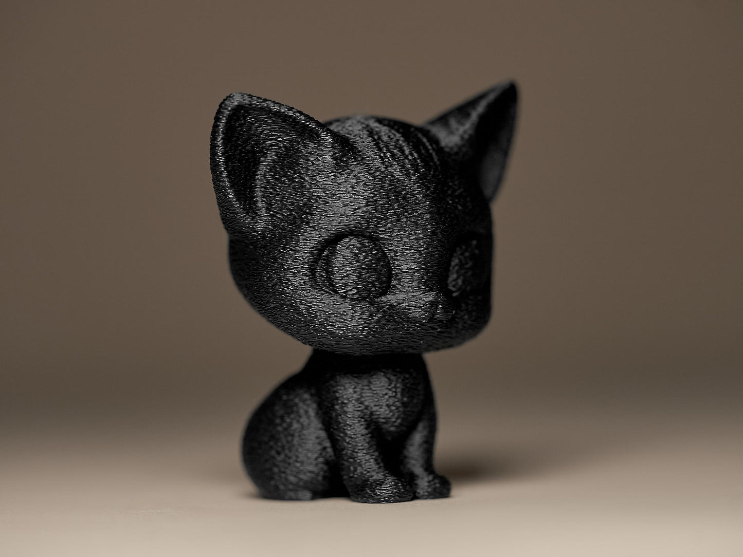 Cute Kitten Decorative 3D Printed Sculpture, Statue, Figure, Figurine Home Decoration