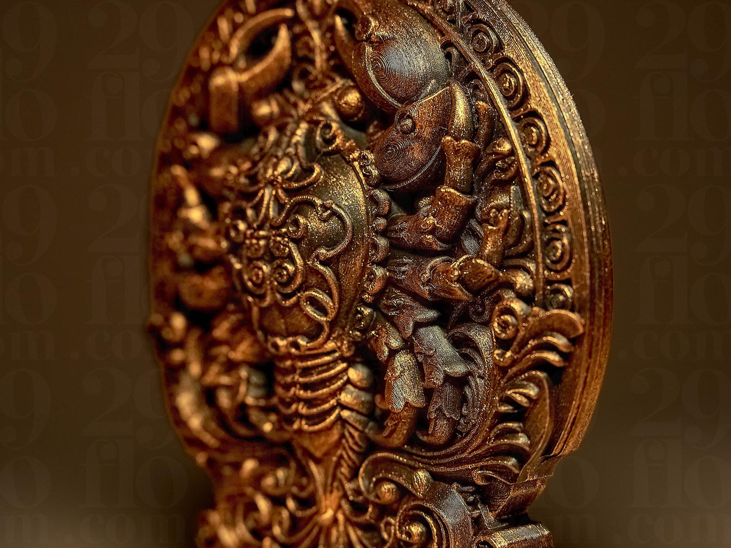 CANCER - The Crab - ZODIAC 3D Printed Sculpture, Statue, Figure, Figurine Home Decoration (hand painted)