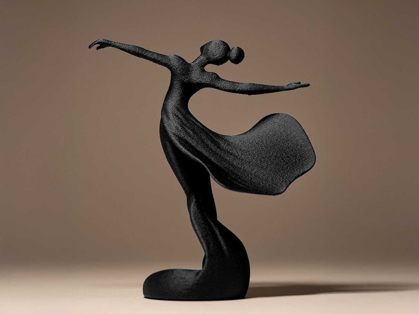 Ballerina Dancer Decorative 3D Printed Sculpture, Statue, Figure, Figurine Home Decoration