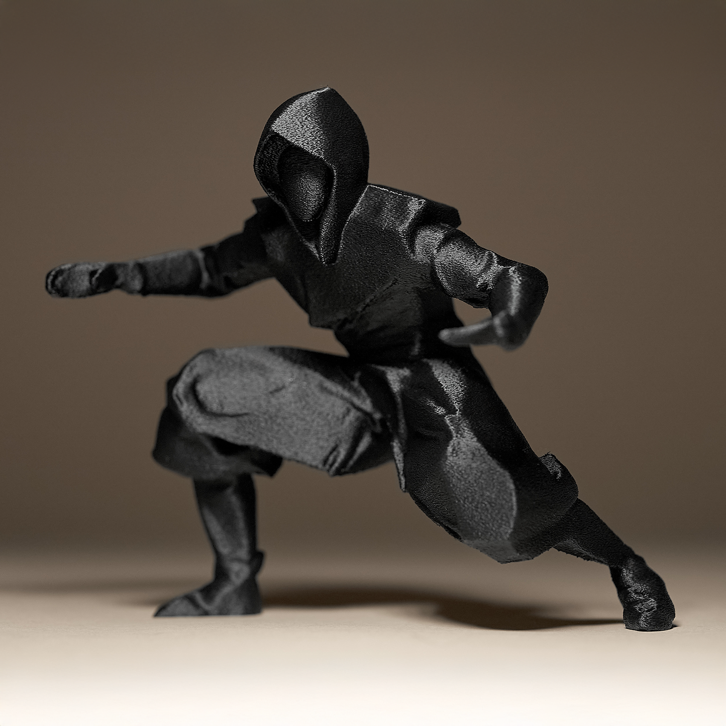 Nocny Ninja Wojownik Figurka Dekoracyjna