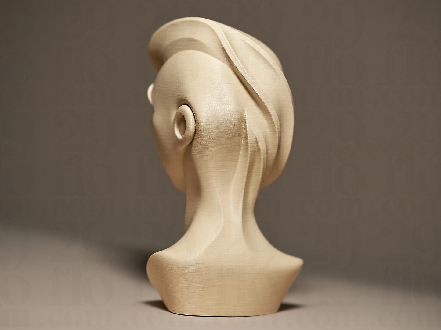 Abstract Woman Face 3D Printed Sculpture, Statue, Figure, Figurine Home Decoration
