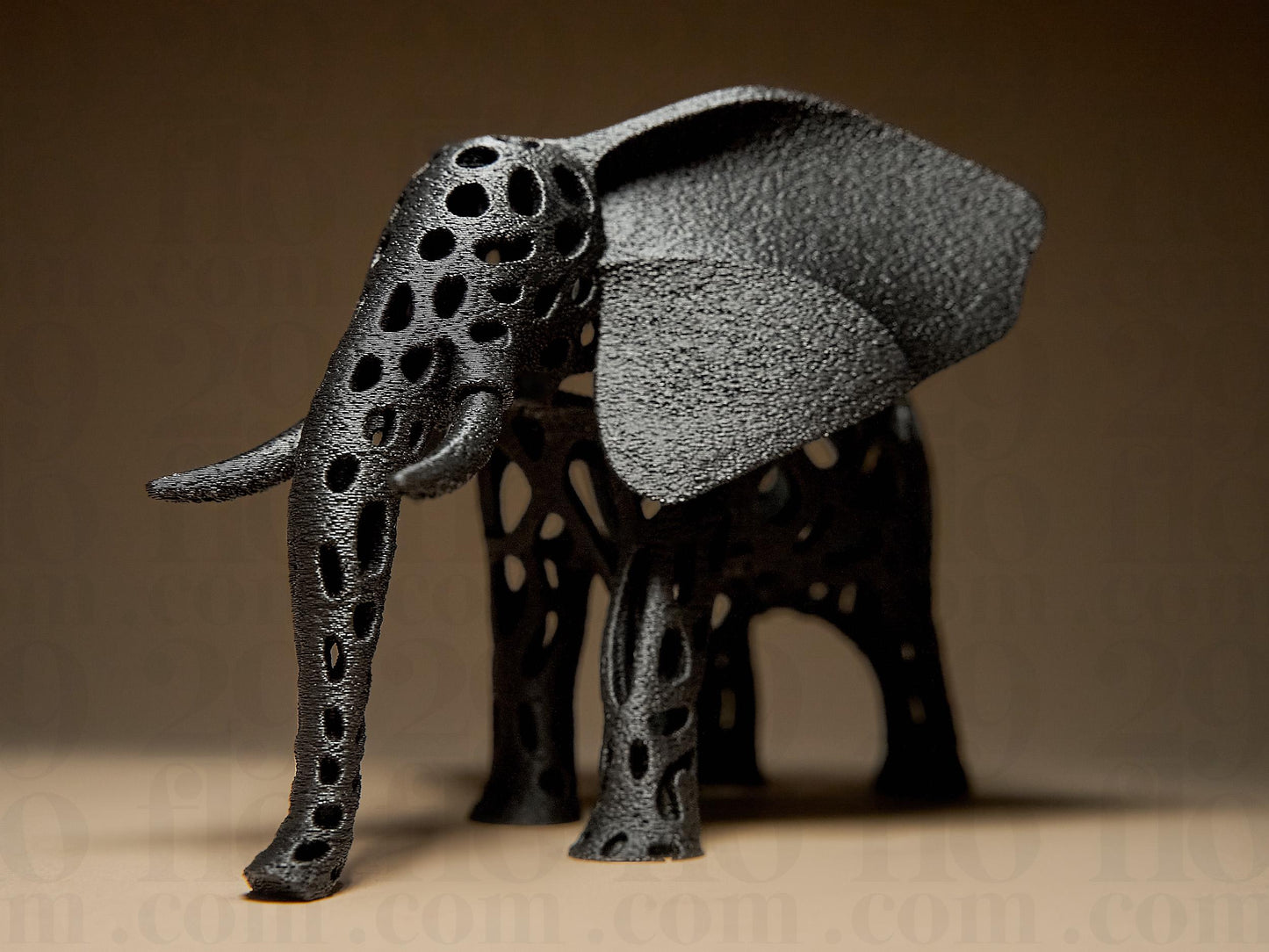 Hollow Elephant Decorative 3D Printed Sculpture, Statue, Figure, Figurine Home Decoration