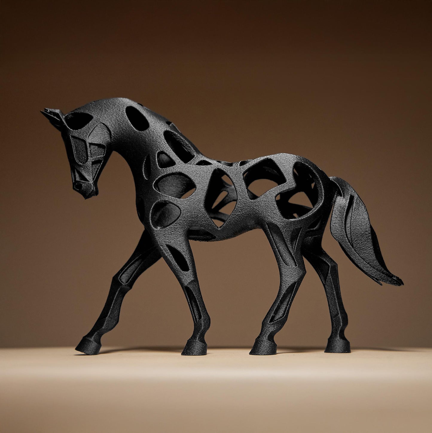 Hollow Horse Decorative 3D Printed Sculpture, Statue, Figure, Figurine Home Decoration