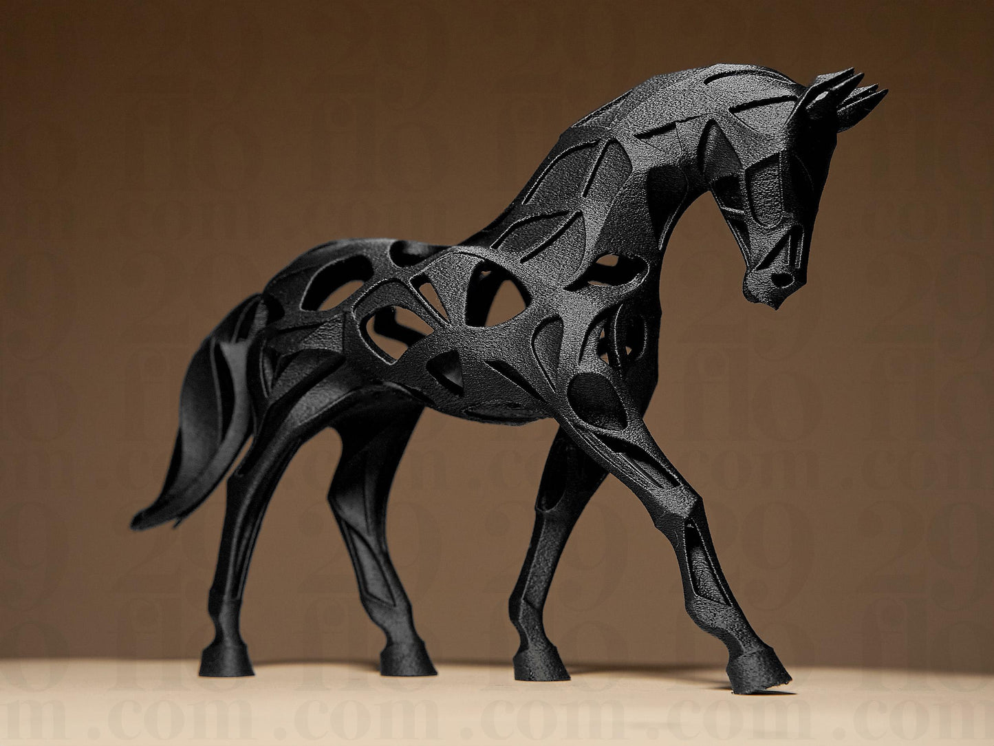Hollow Horse Decorative 3D Printed Sculpture, Statue, Figure, Figurine Home Decoration