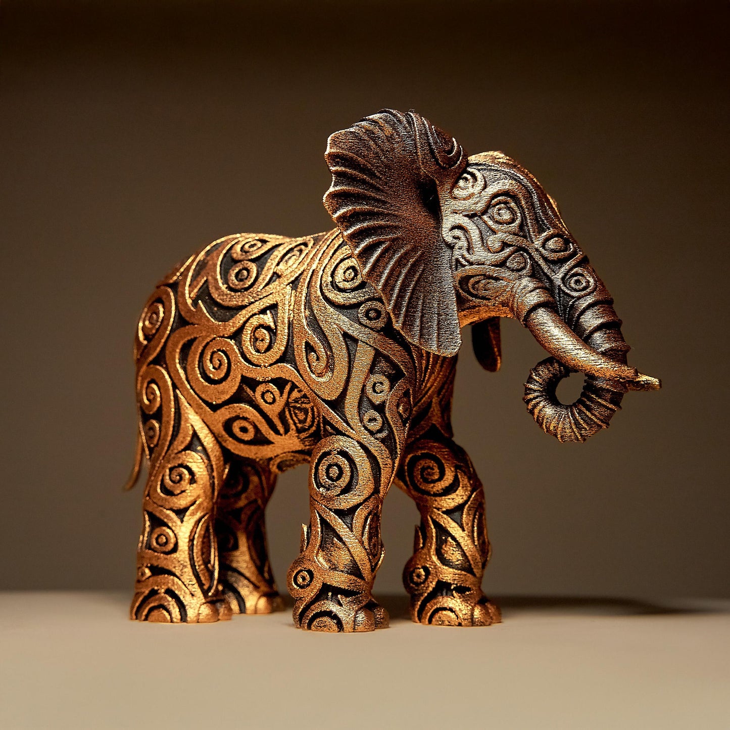 Ornamental ELEPHANT 3D Printed Sculpture, Statue, Figure, Figurine Home Decoration (hand painted)