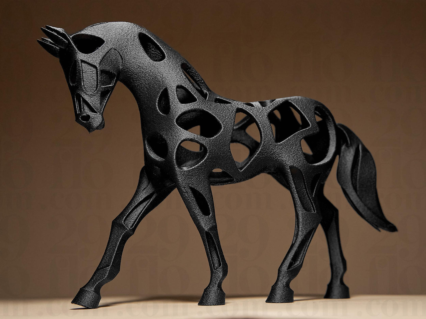 Hollow Horse Decorative 3D Printed Sculpture, Statue, Figure, Figurine Home Decoration