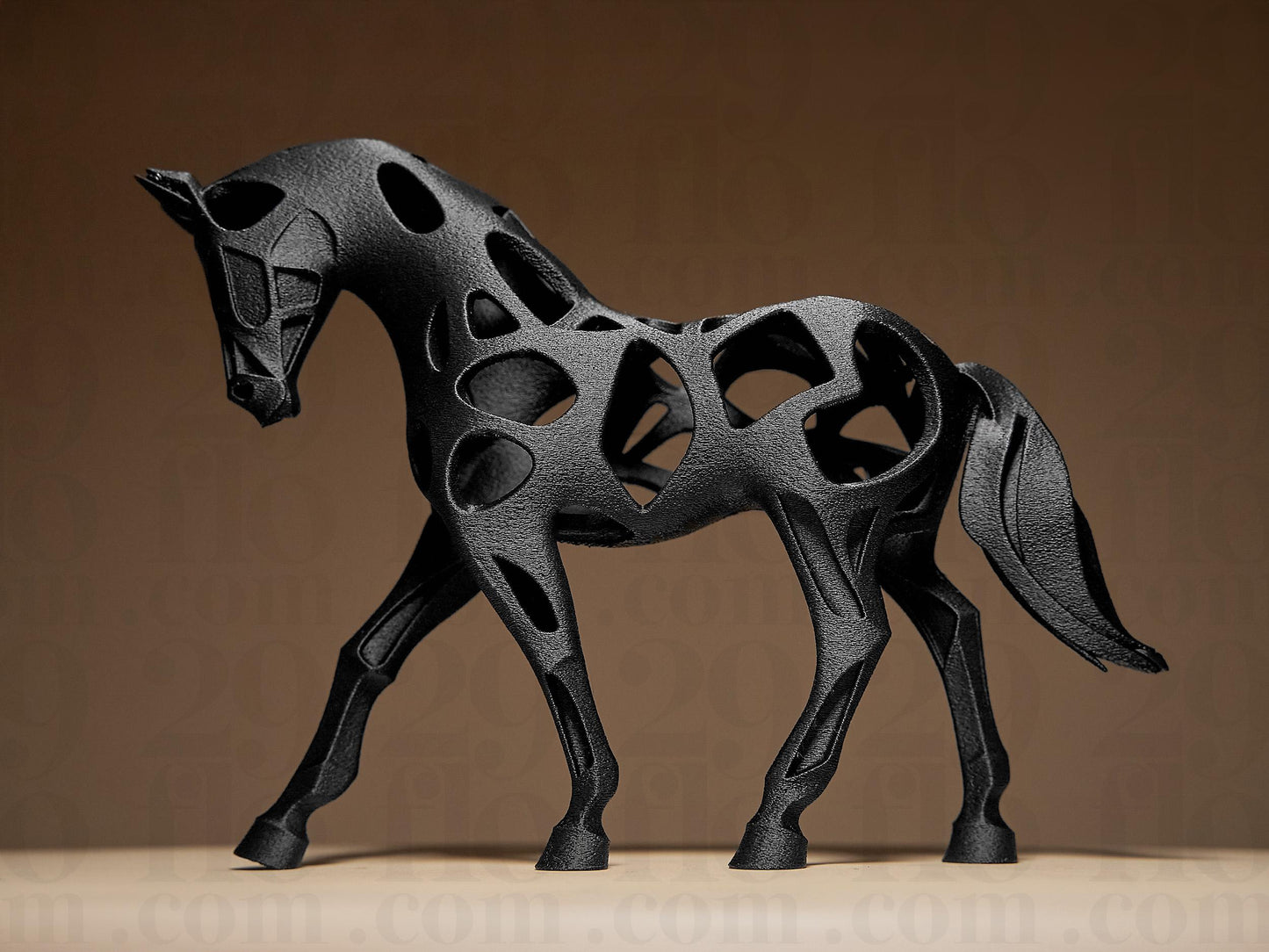 Hollow Horse Decorative 3D Printed Sculpture, Statue, Figure, Figurine Home Decoration
