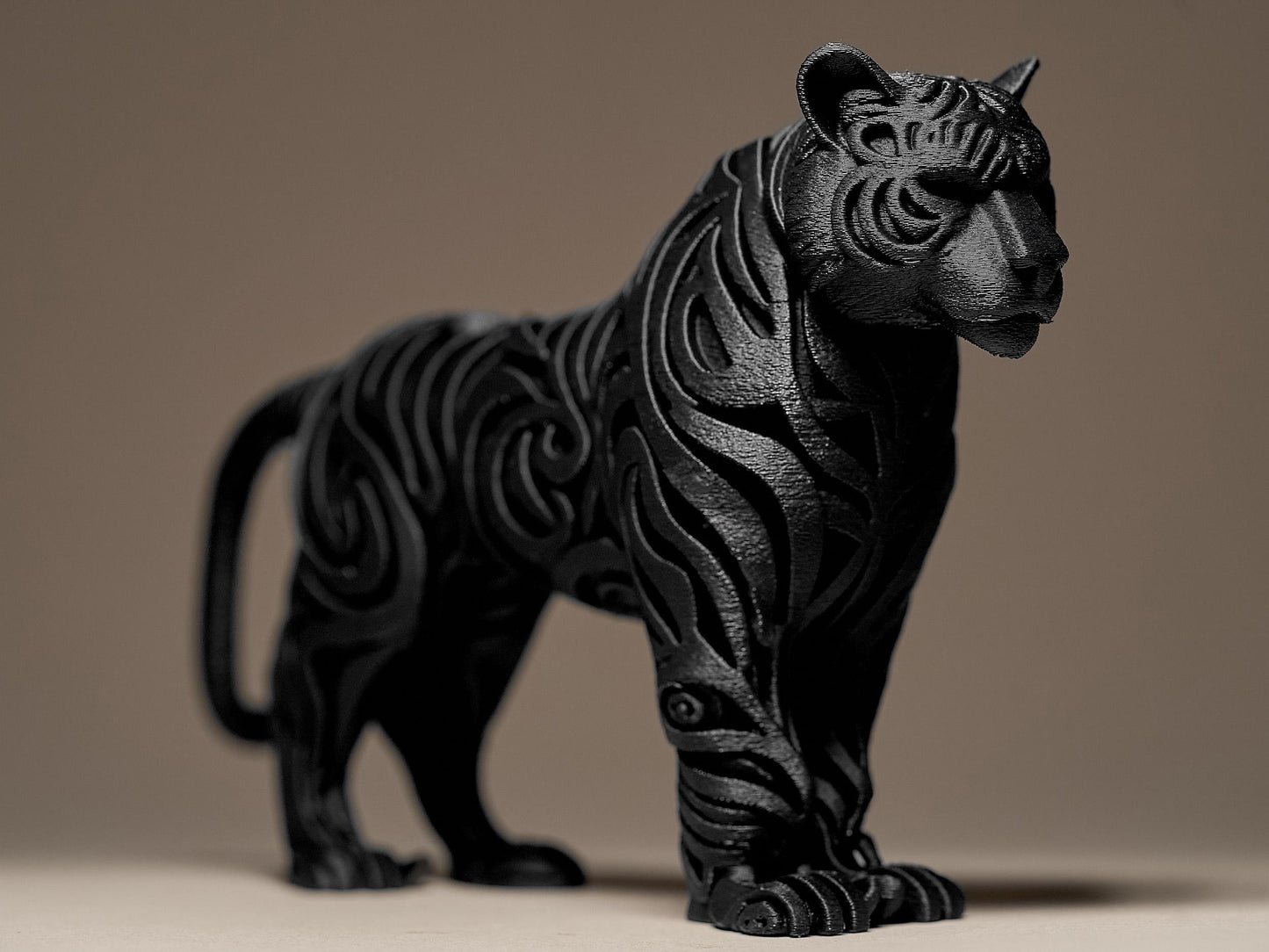 Ornamental TIGER 3D Printed Sculpture, Statue, Figure, Figurine Home Decoration