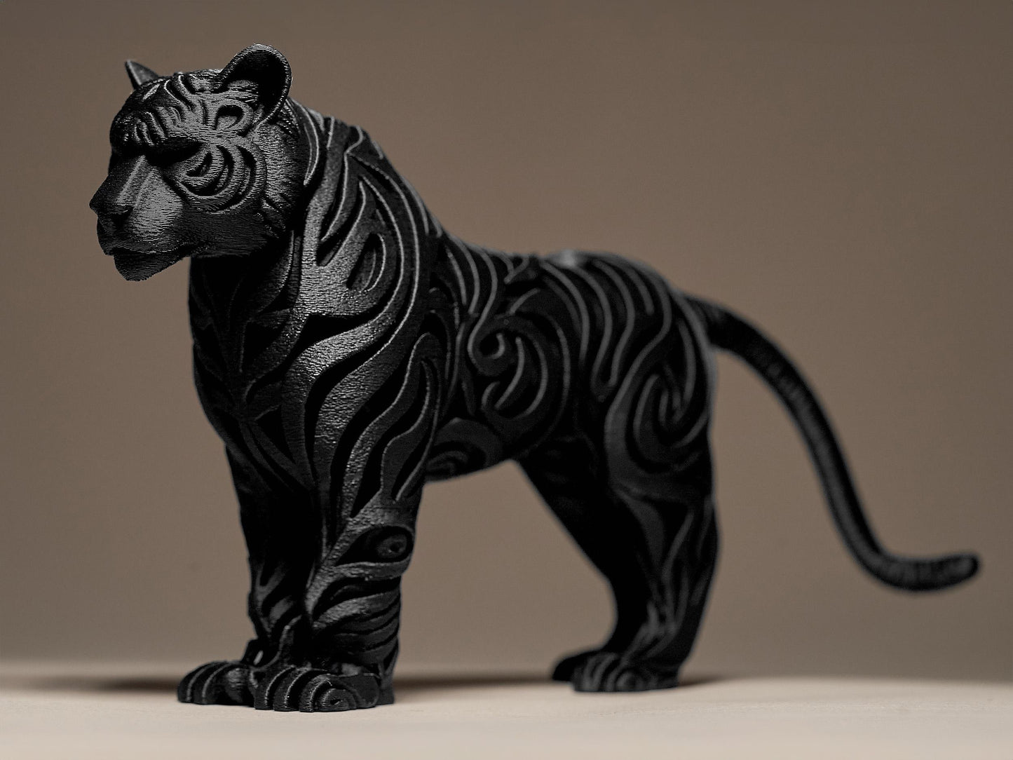 Ornamental TIGER 3D Printed Sculpture, Statue, Figure, Figurine Home Decoration