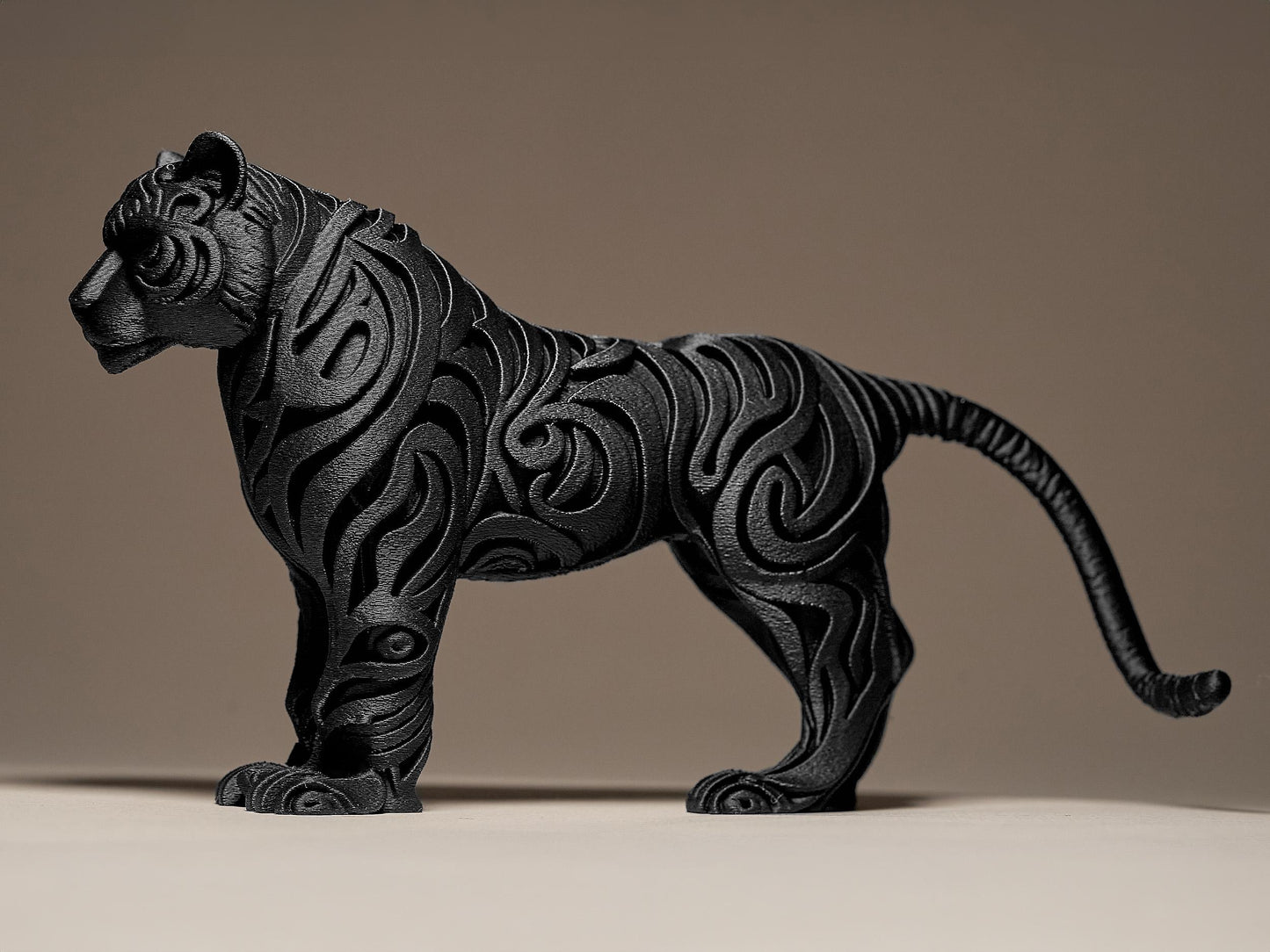 Ornamental TIGER 3D Printed Sculpture, Statue, Figure, Figurine Home Decoration