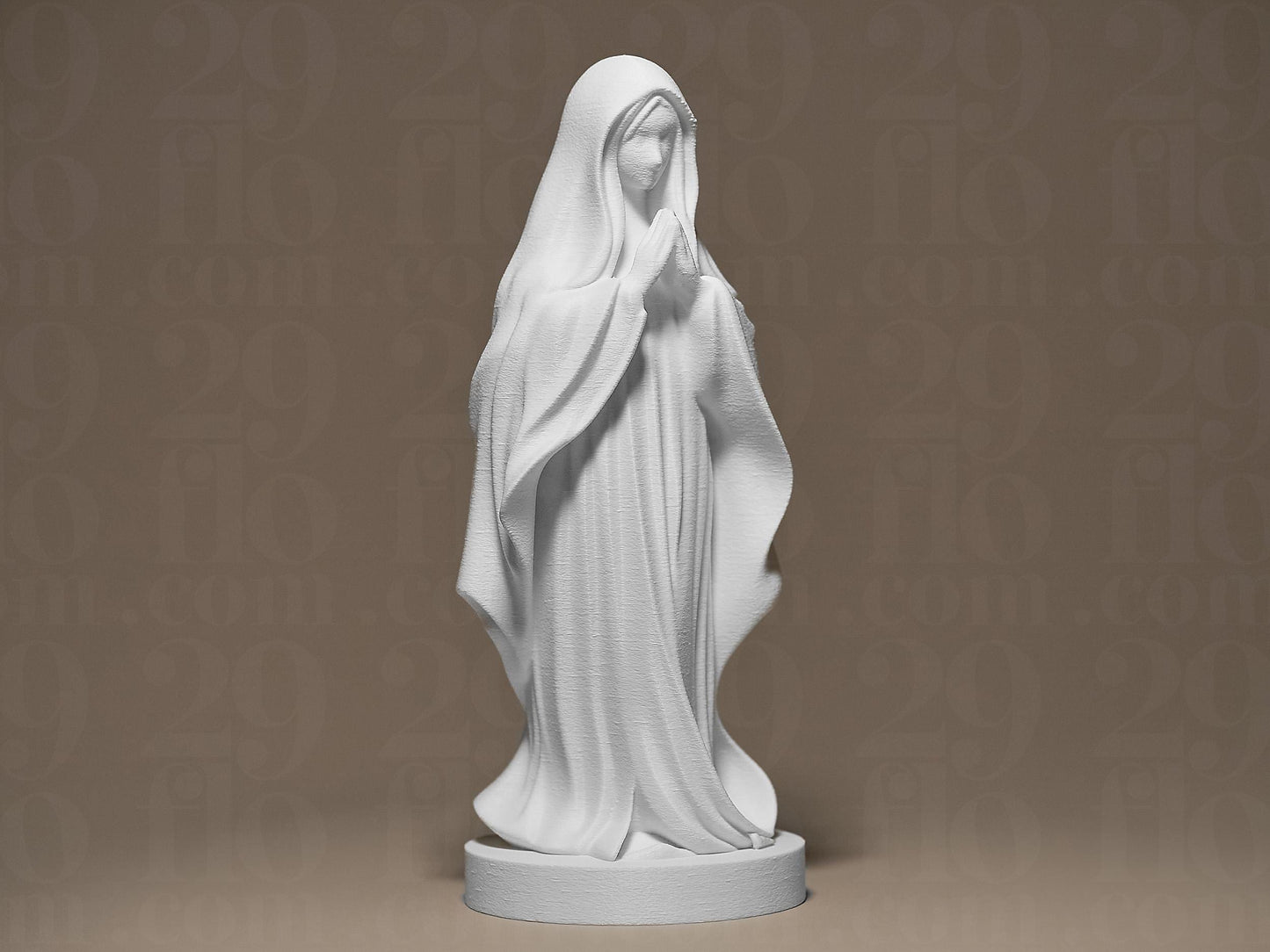 Modern Saint Mary 3D Printed Sculpture, Statue, Figure, Figurine Home Decoration