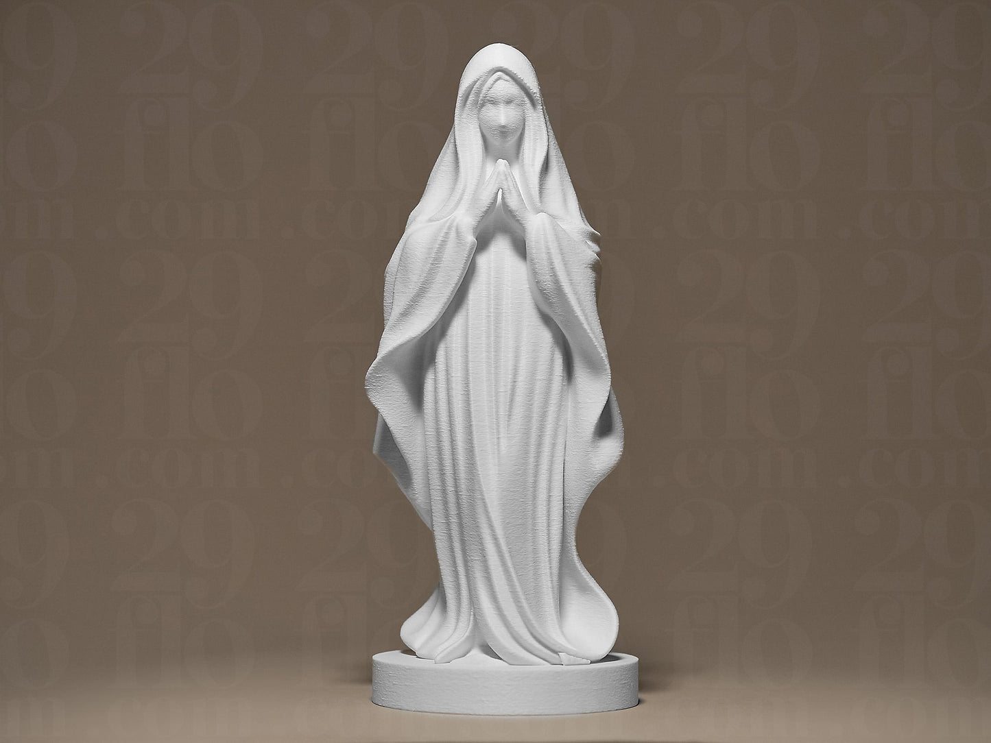 Modern Saint Mary 3D Printed Sculpture, Statue, Figure, Figurine Home Decoration