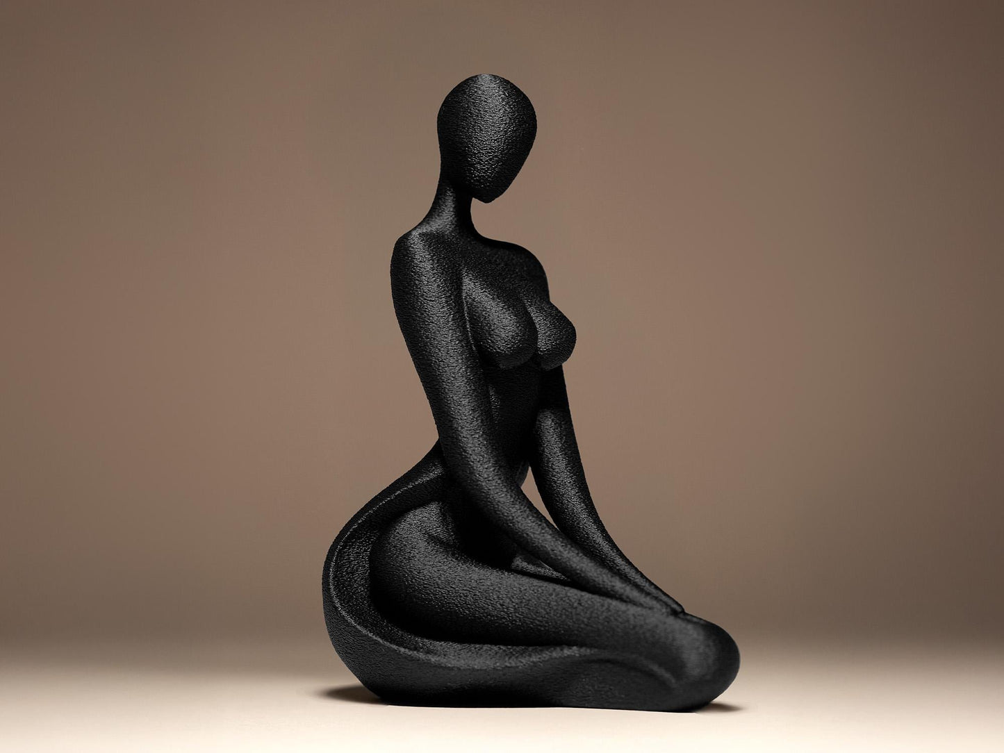 Sensual Woman 3D Printed Sculpture, Statue, Figure, Figurine Home Decoration