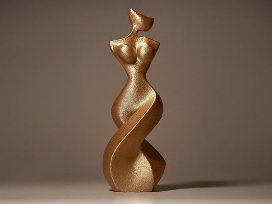 Sensual Woman 3D Printed Sculpture, Statue, Figure, Figurine Home Decoration