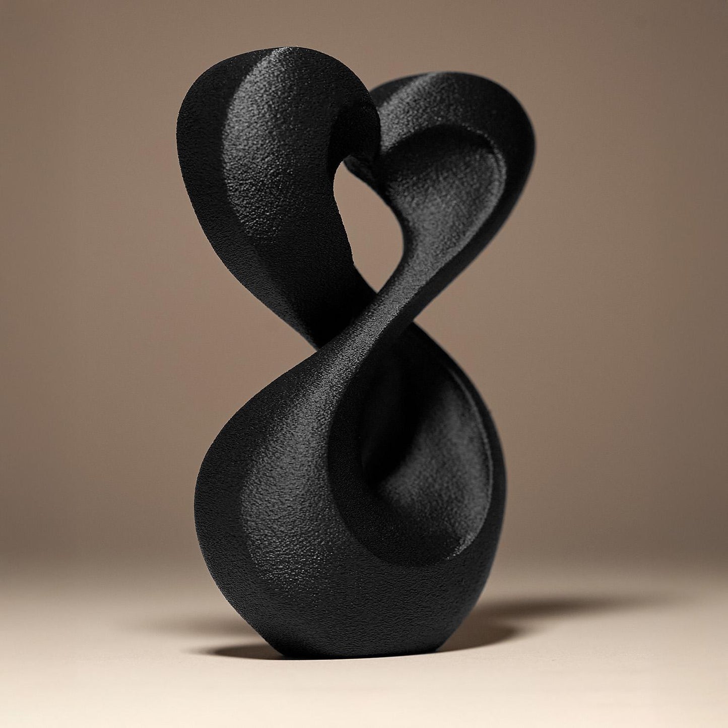 Abstract Love Heart Shaped 3D Printed Sculpture, Statue, Figure, Figurine Home Decoration