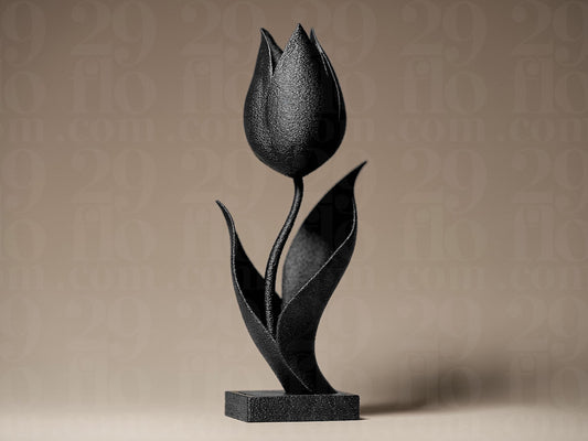 Modern Tulip Flower 3D Printed Sculpture, Statue, Figure, Figurine Home Decoration