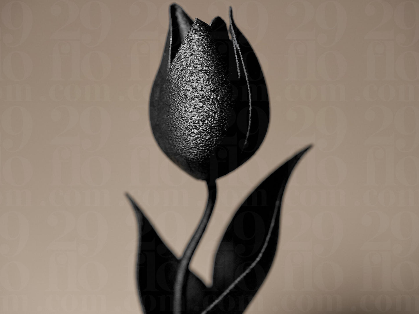 Modern Tulip Flower 3D Printed Sculpture, Statue, Figure, Figurine Home Decoration