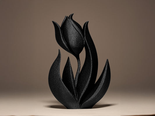Tulip Flower 3D Printed Sculpture, Statue, Figure, Figurine Home Decoration