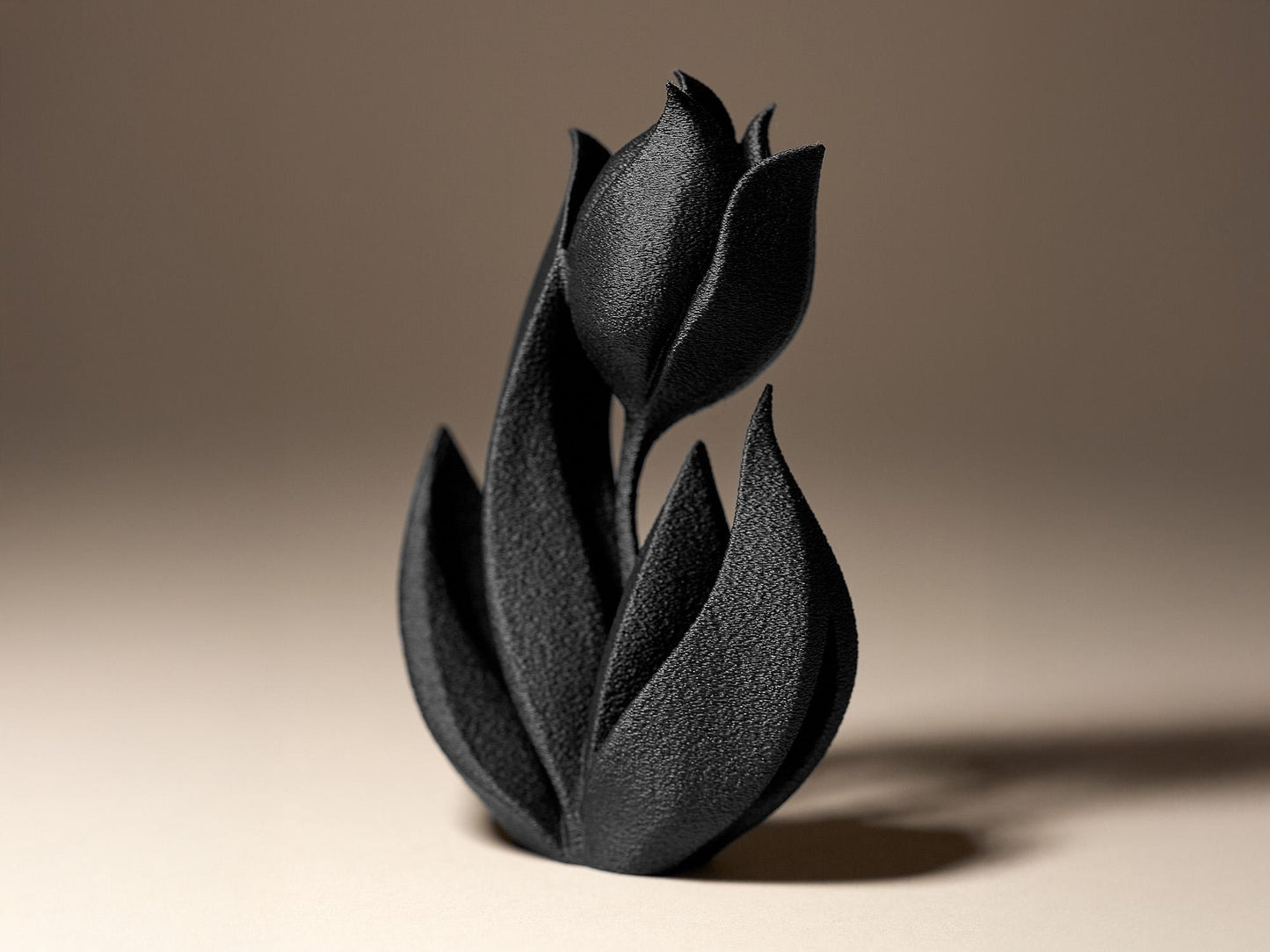 Tulip Flower 3D Printed Sculpture, Statue, Figure, Figurine Home Decoration