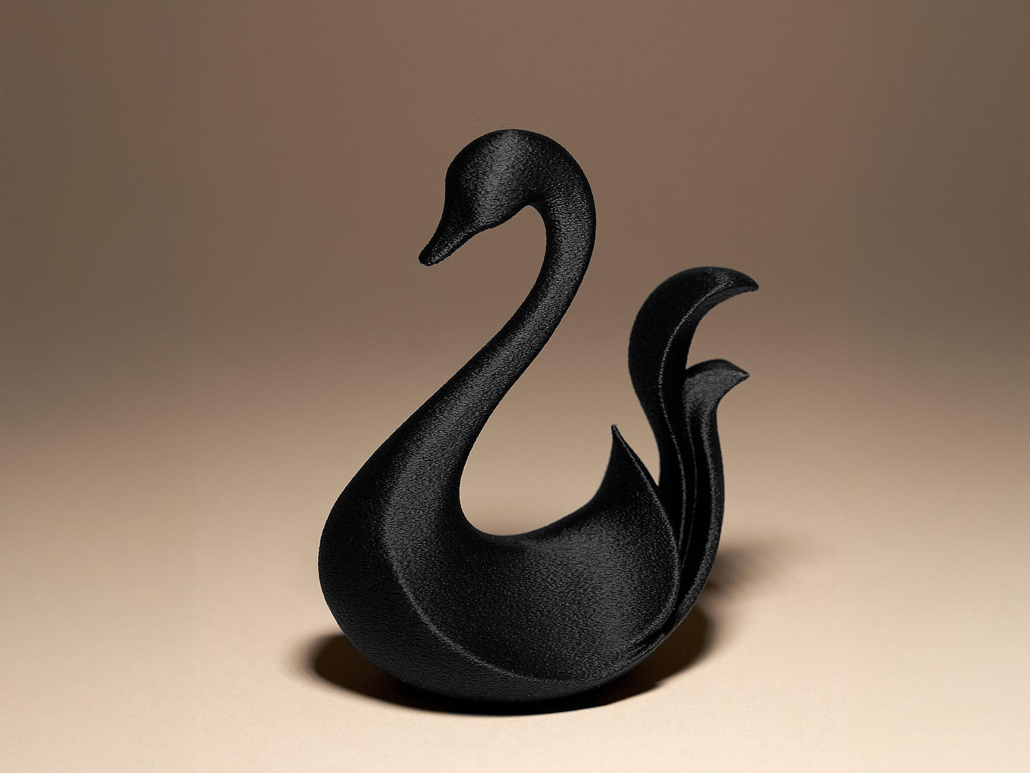 Swan 3D Printed Sculpture, Statue, Figure, Figurine Home Decoration