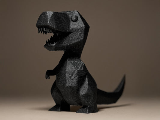 Geometric T-Rex Dinosaur 3D Printed Sculpture, Statue, Figure, Figurine Home Decoration