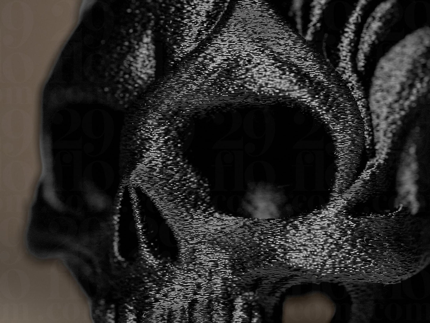 Rabbit SKULL 3D Printed Sculpture, Statue, Figure, Figurine Home Decoration