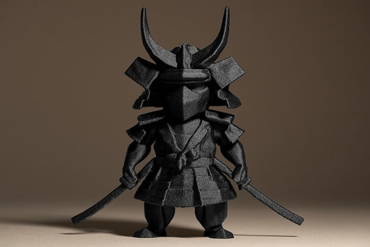 Mini SAMURAI 3D Printed Sculpture, Statue, Figure, Figurine Home Decoration