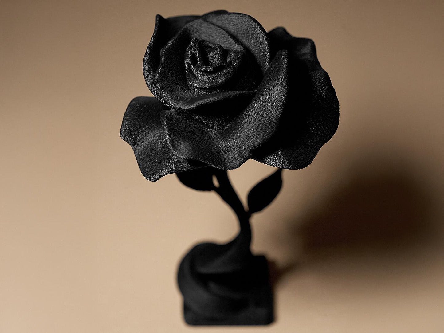 Rose Flower 3D Printed Sculpture, Statue, Figure, Figurine Home Decoration