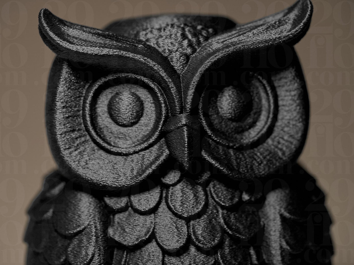 Modern OWL 3D Printed Sculpture, Statue, Figure, Figurine Home Decoration