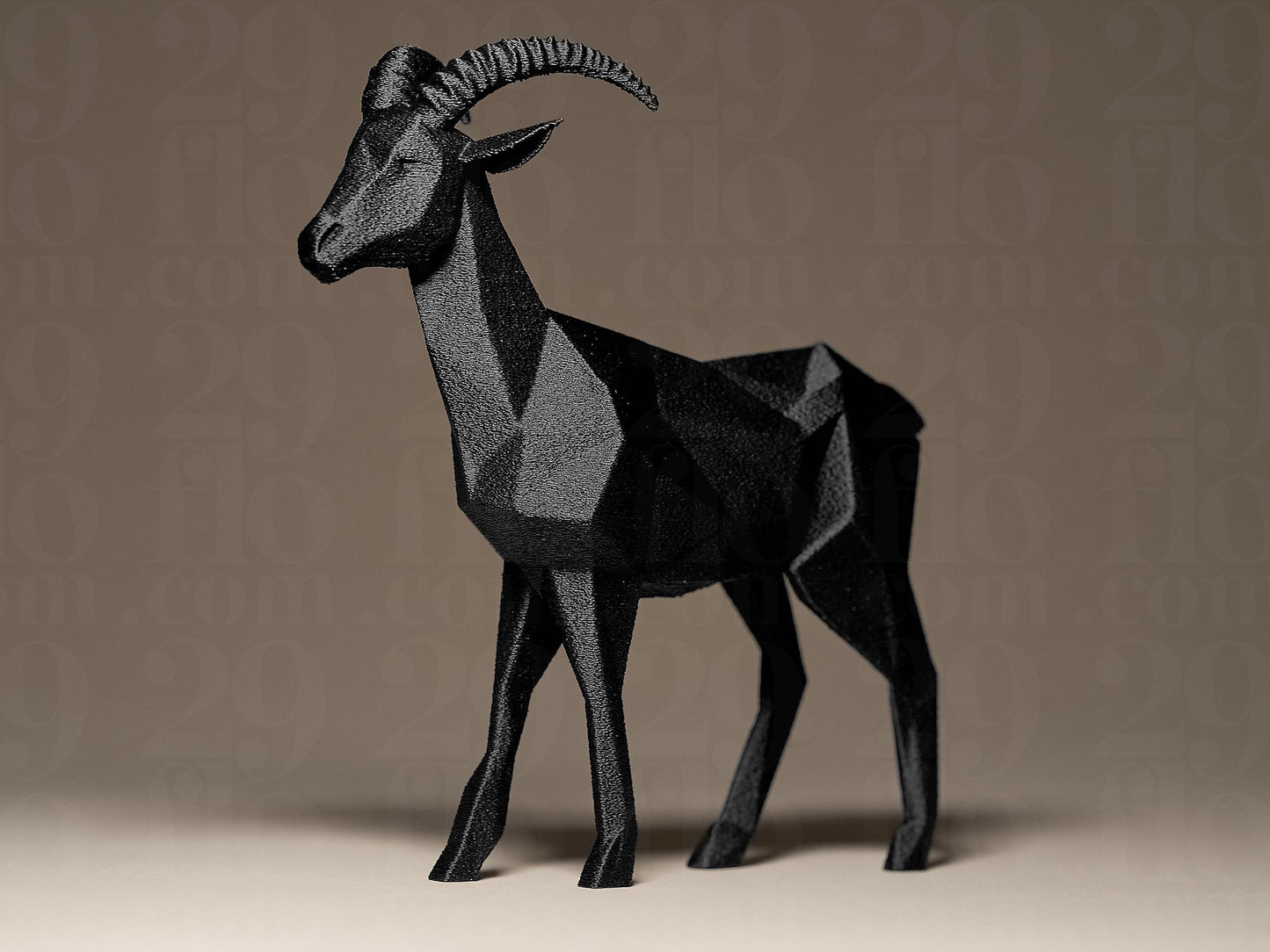 Geometric Goat Decorative 3D Printed Sculpture, Statue, Figure, Figurine Home Decoration