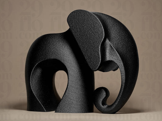 Elephant Modern Decorative 3D Printed Sculpture, Statue, Figure, Figurine Home Decoration