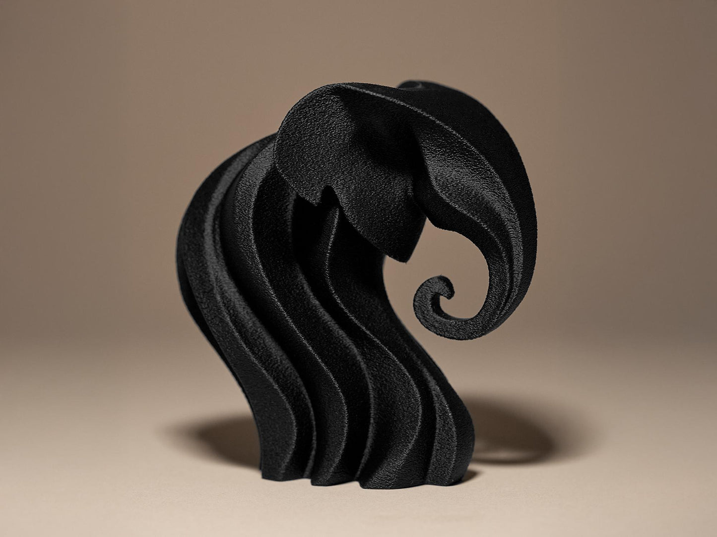 Elephant Modern Decorative 3D Printed Sculpture, Statue, Figure, Figurine Home Decoration