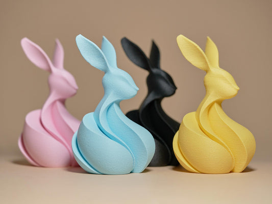 Bunny Modern Decorative 3D Printed Sculpture, Statue, Figure, Figurine Home Decoration