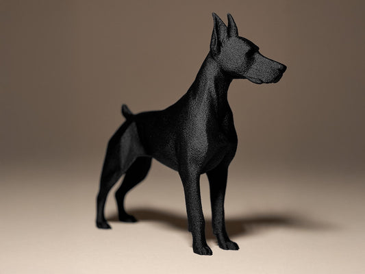 Geometric DOBERMAN Dog Decorative 3D Printed Sculpture, Statue, Figure, Figurine Home Decoration