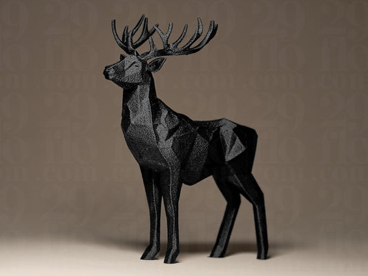 Geometric DEER Decorative 3D Printed Sculpture, Statue, Figure, Figurine Home Decoration