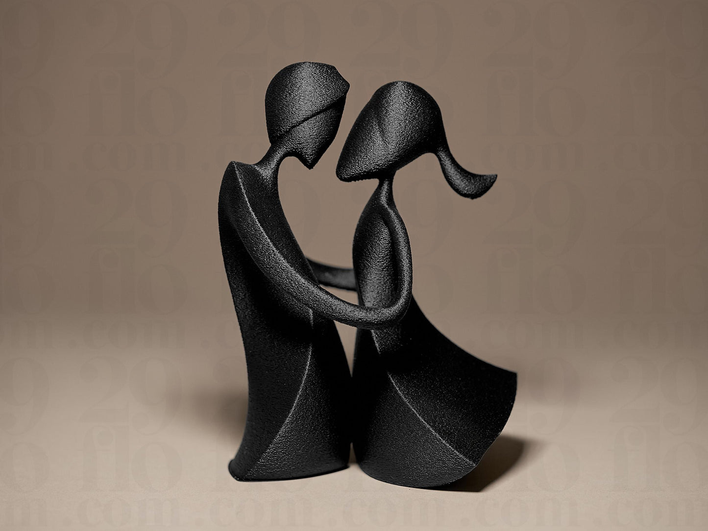 Abstract Couple Decorative 3D Printed Sculpture, Statue, Figure, Figurine Home Decoration