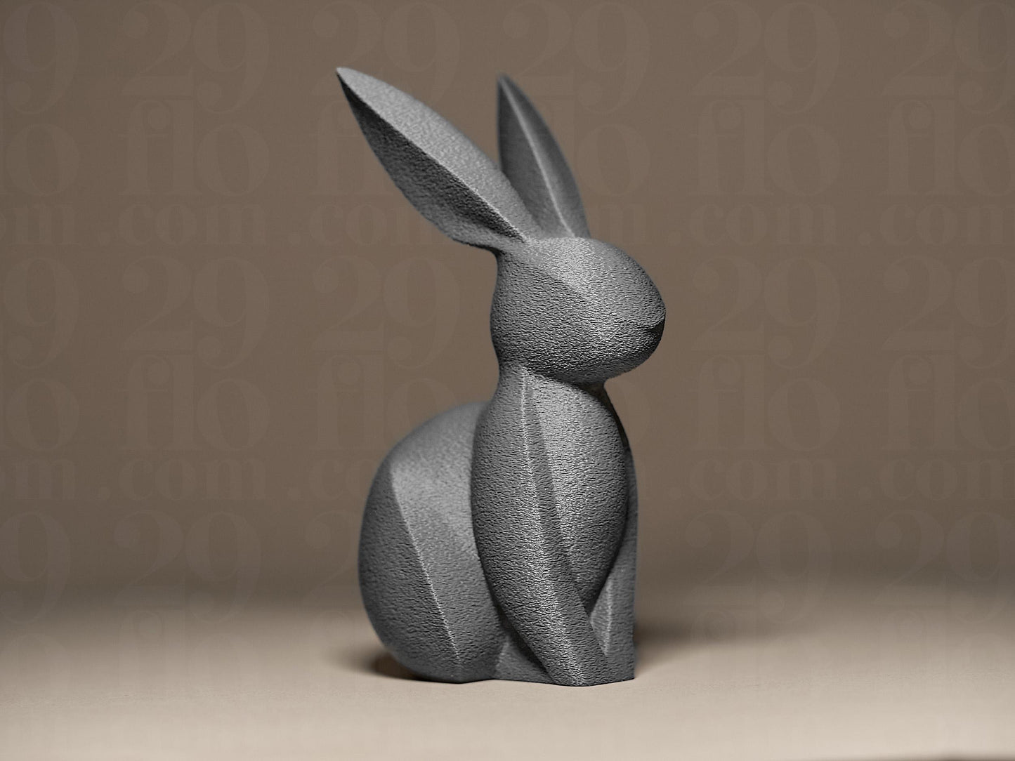 Bunny Decorative 3D Printed Sculpture, Statue, Figure, Figurine Home Decoration